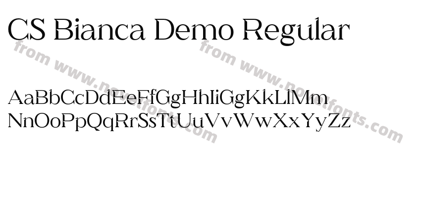 CS Bianca Demo RegularPreview
