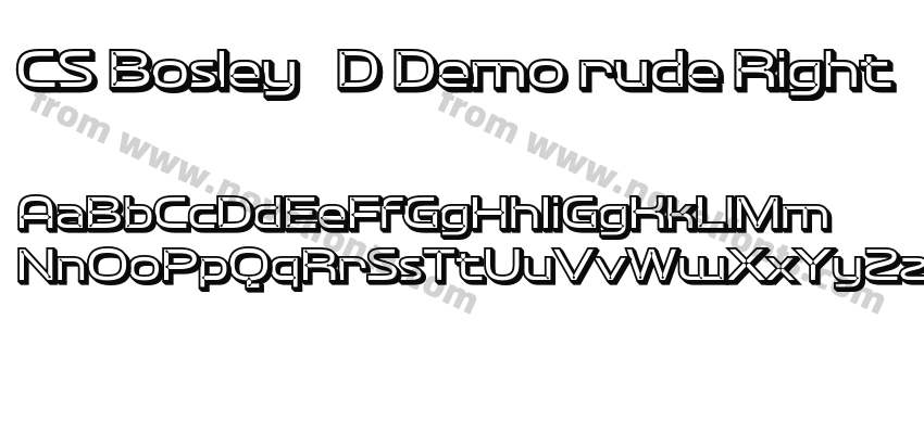 CS Bosley 3D Demo rude RightPreview
