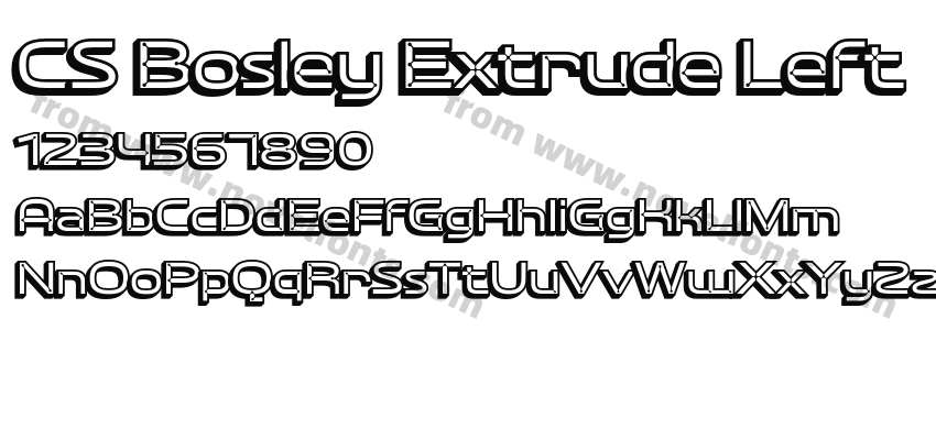 CS Bosley Extrude LeftPreview