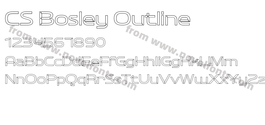 CS Bosley OutlinePreview
