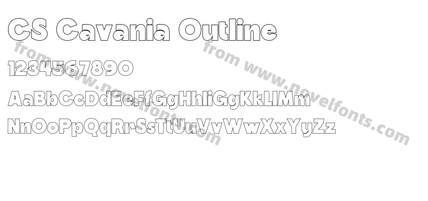 CS Cavania OutlinePreview