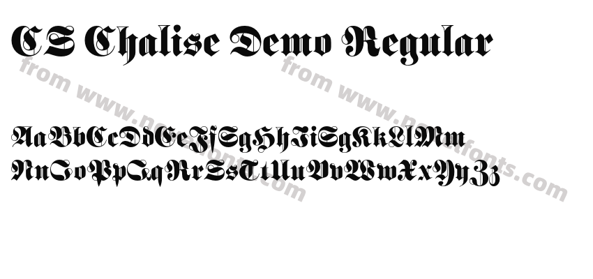 CS Chalise Demo RegularPreview