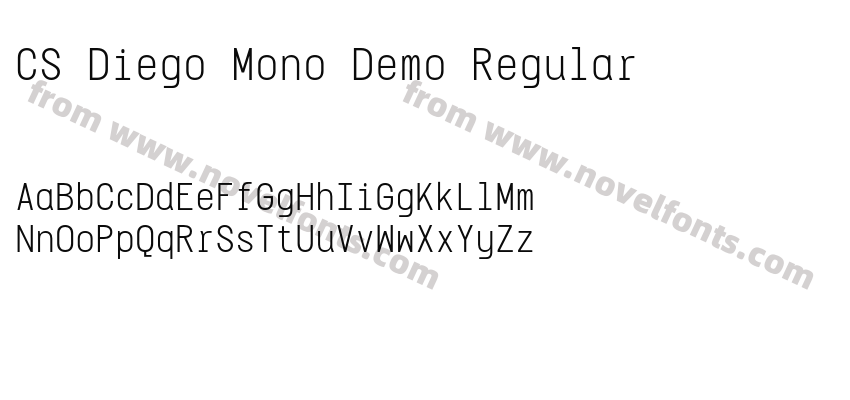 CS Diego Mono Demo RegularPreview