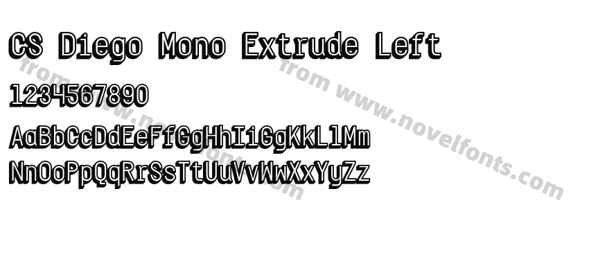 CS Diego Mono Extrude LeftPreview