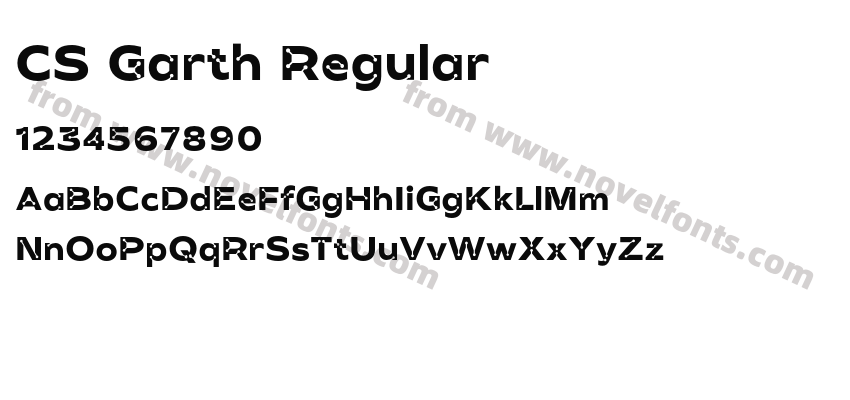 CS Garth RegularPreview