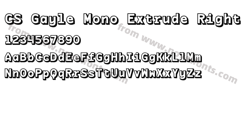 CS Gayle Mono Extrude RightPreview