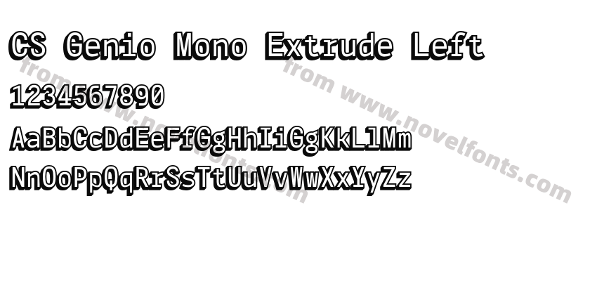 CS Genio Mono Extrude LeftPreview