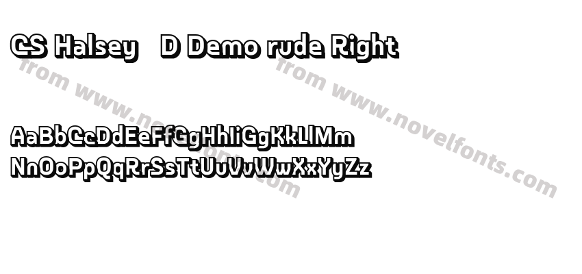 CS Halsey 3D Demo rude RightPreview