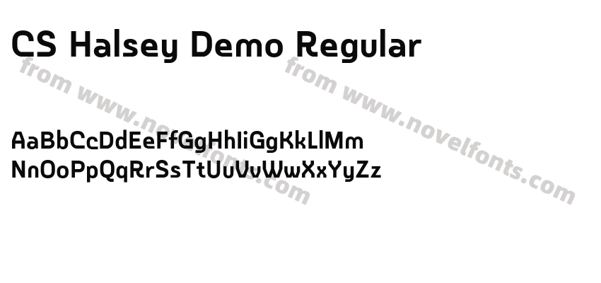 CS Halsey Demo RegularPreview
