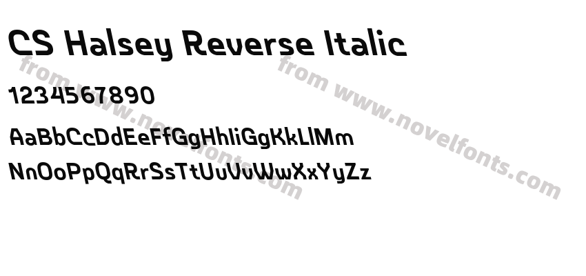 CS Halsey Reverse ItalicPreview