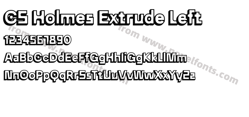 CS Holmes Extrude LeftPreview