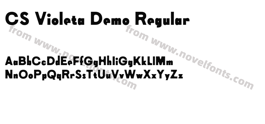 CS Violeta Demo RegularPreview