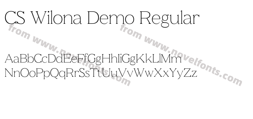 CS Wilona Demo RegularPreview