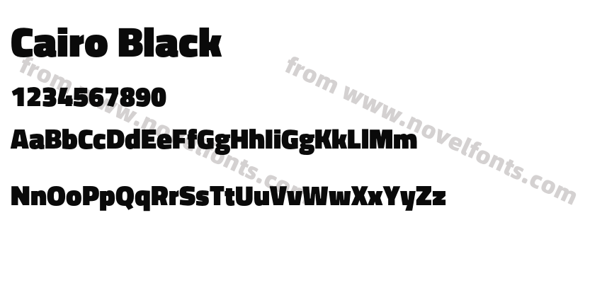 Cairo BlackPreview