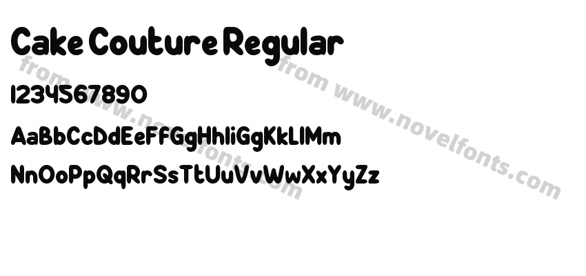 Cake Couture RegularPreview