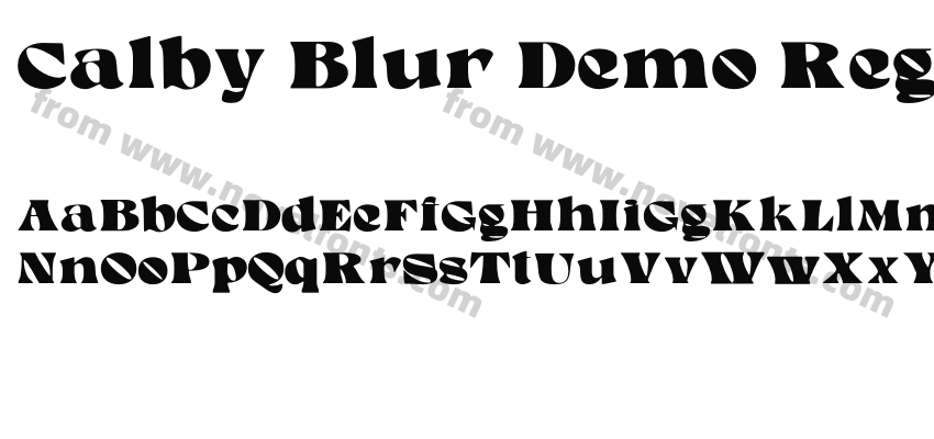 Calby Blur Demo RegularPreview