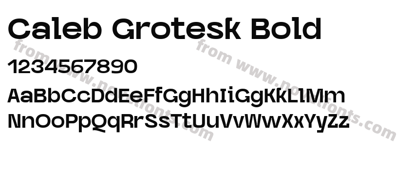 Caleb Grotesk BoldPreview