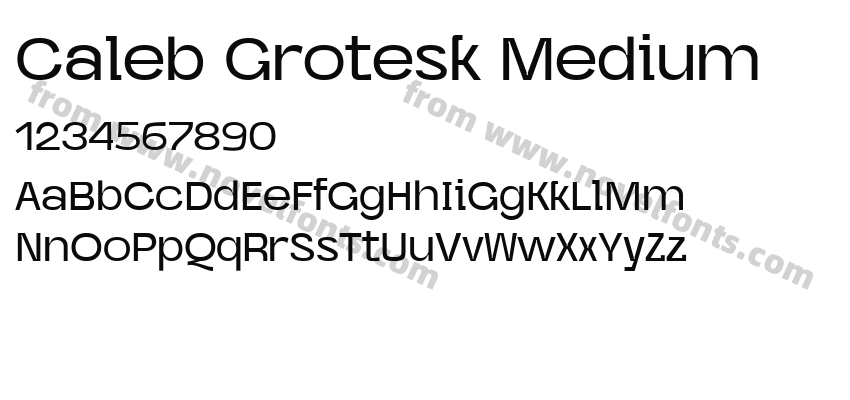 Caleb Grotesk MediumPreview