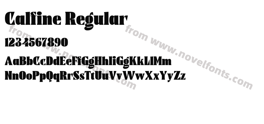 Calfine RegularPreview