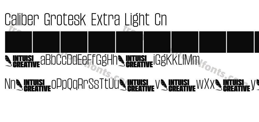 Caliber Grotesk Extra Light CnPreview