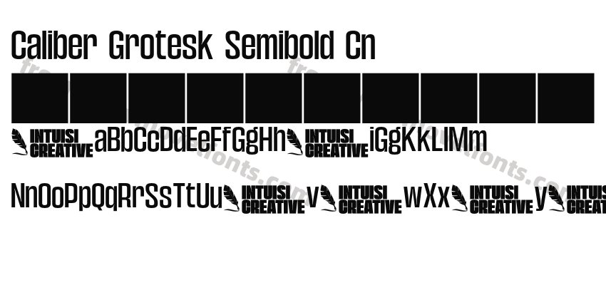 Caliber Grotesk Semibold CnPreview