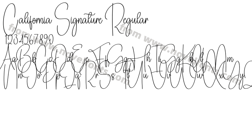 California Signature RegularPreview