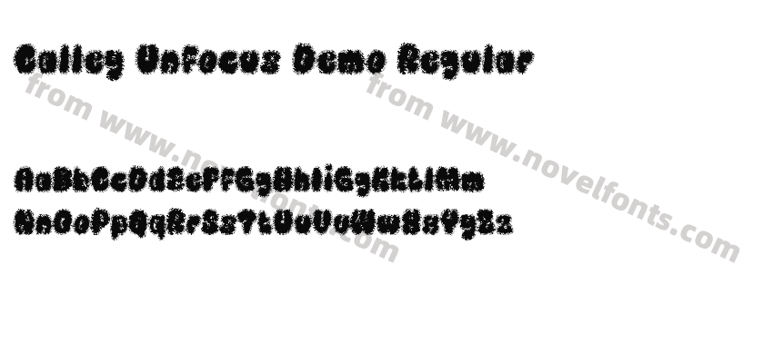 Calley Unfocus Demo RegularPreview