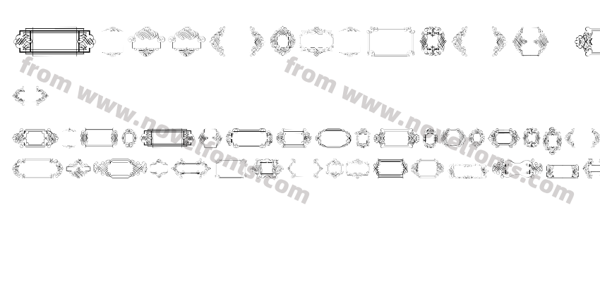 Calligraphic Frames SoftPreview