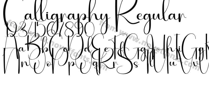 Calligraphy RegularPreview