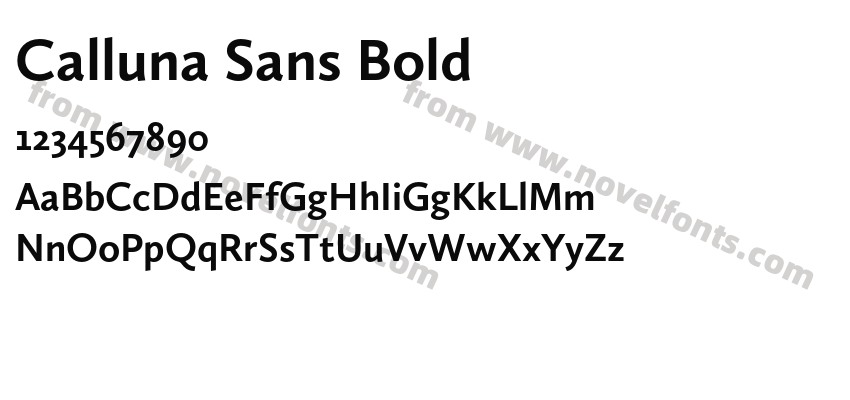 Calluna Sans BoldPreview