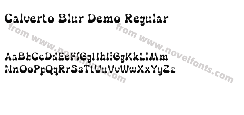 Calverto Blur Demo RegularPreview