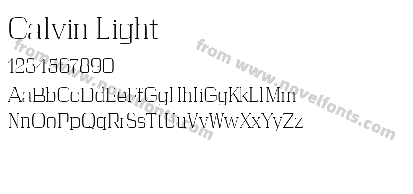 Calvin LightPreview