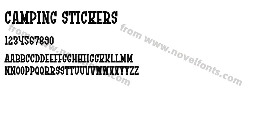 Camping StickersPreview