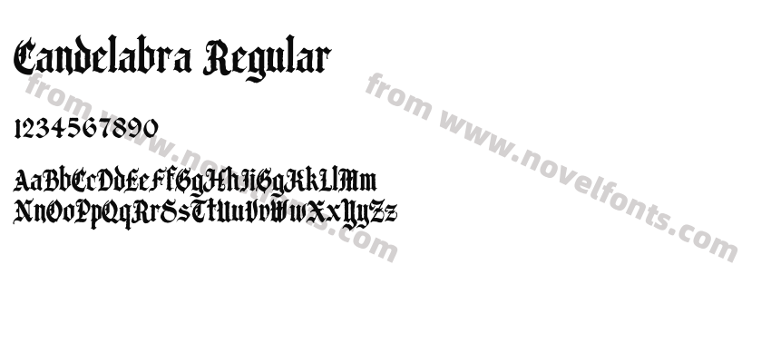 Candelabra RegularPreview