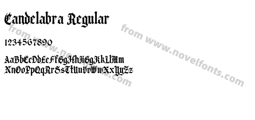 Candelabra RegularPreview
