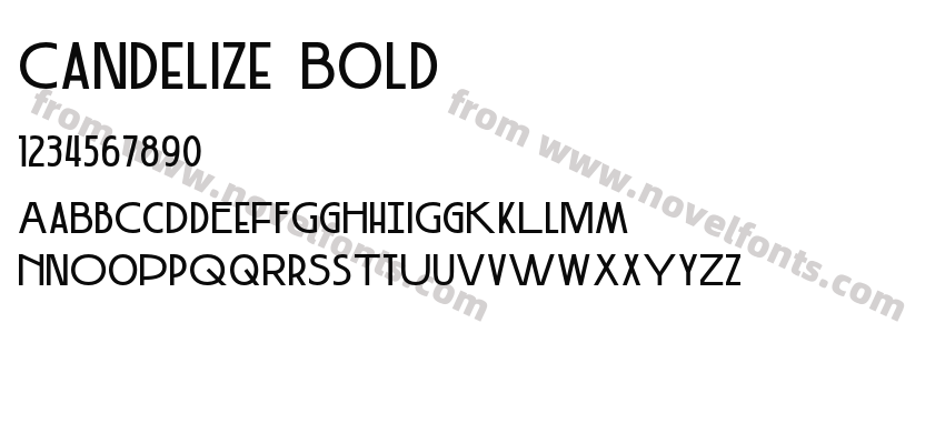 Candelize BoldPreview