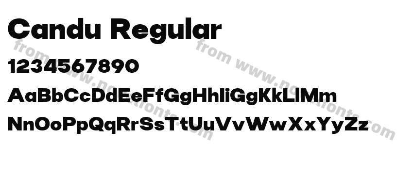 Candu RegularPreview