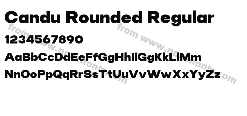 Candu Rounded RegularPreview