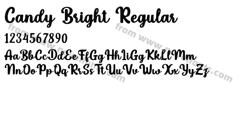 Candy Bright RegularPreview