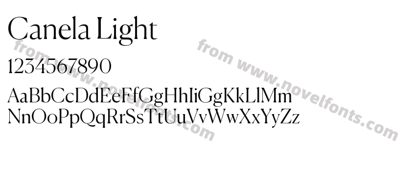 Canela LightPreview
