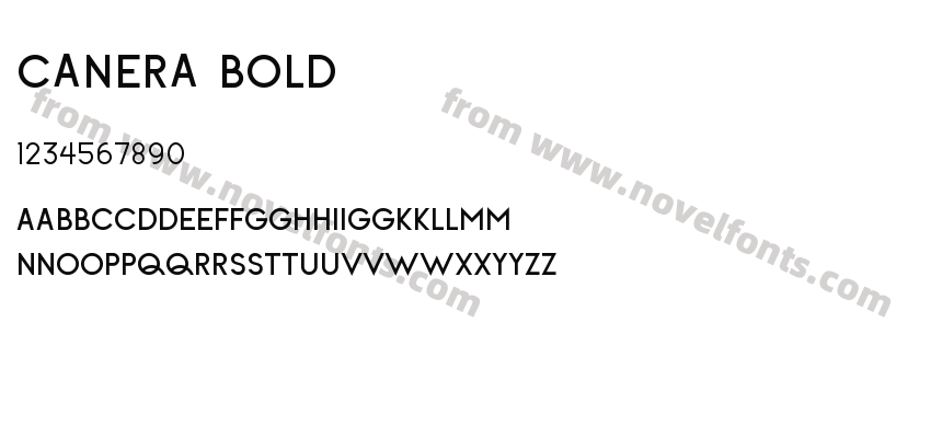 Canera BoldPreview