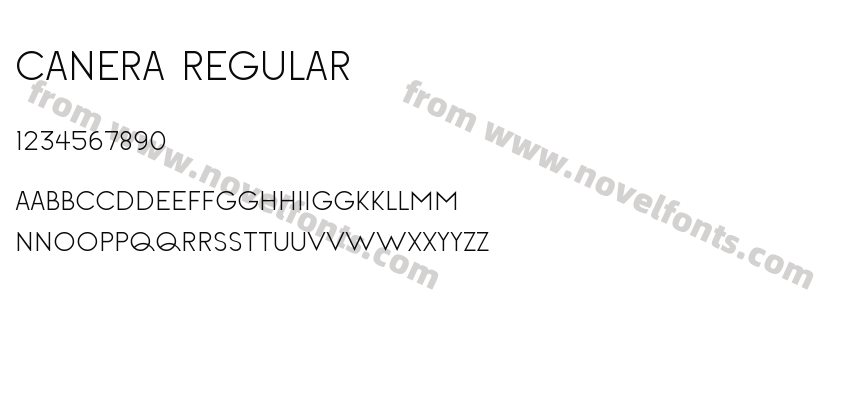 Canera RegularPreview
