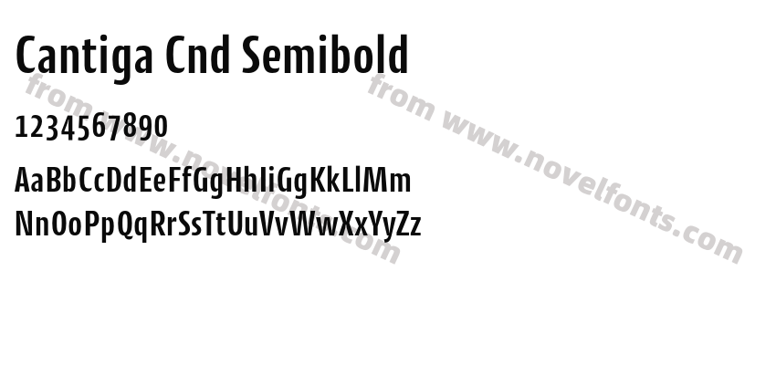 Cantiga Cnd SemiboldPreview