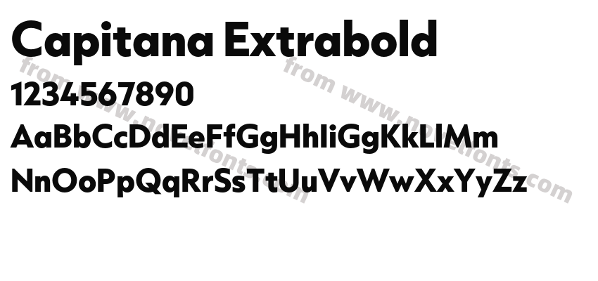 Capitana ExtraboldPreview
