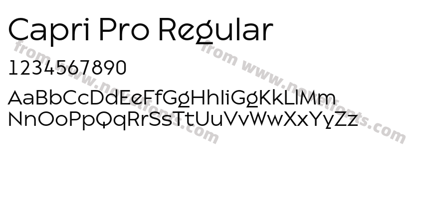 Capri Pro RegularPreview