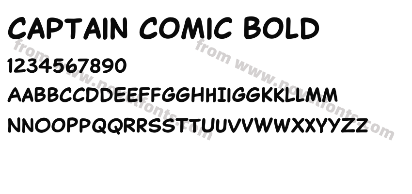 Captain Comic BoldPreview