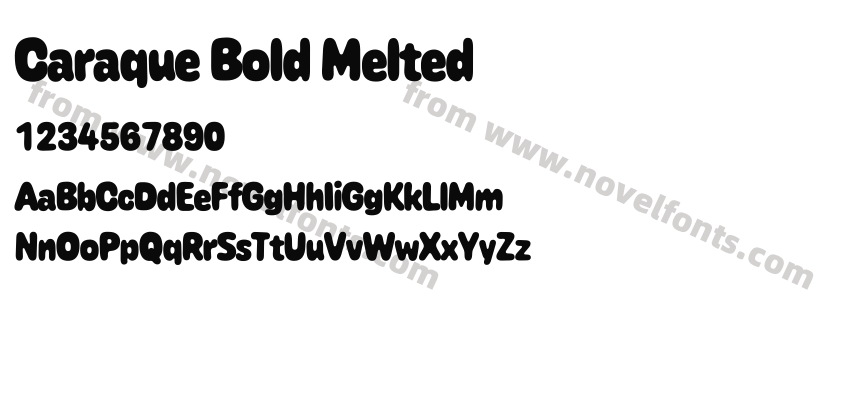 Caraque Bold MeltedPreview