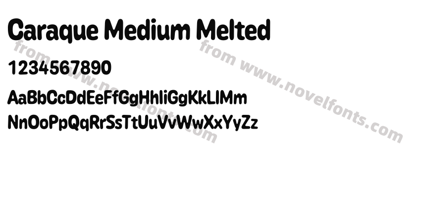 Caraque Medium MeltedPreview