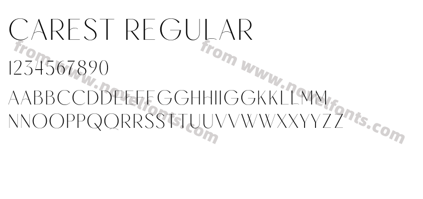Carest RegularPreview