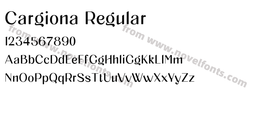 Cargiona RegularPreview